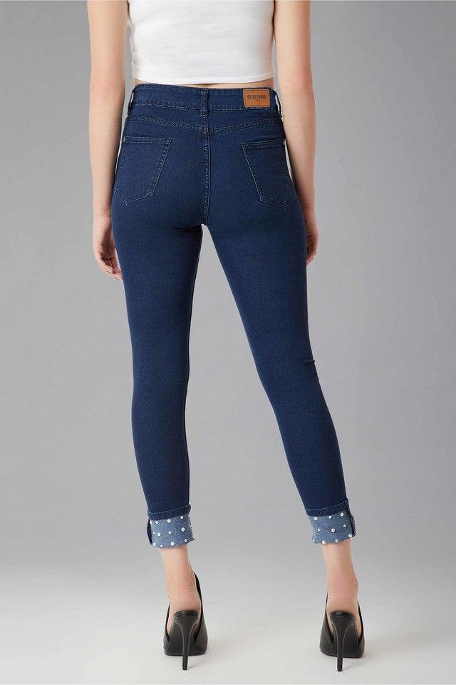 Skinny Fit Regular Denim Women's Jeans