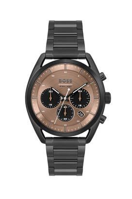 Buy BOSS Taper 45 mm Black Dial Stainless Steel Chronograph Watch For Men -  1514088 | Shoppers Stop