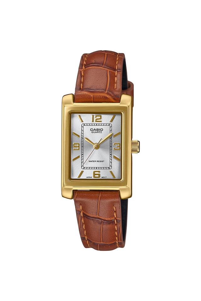Buy CASIO Womens Enticer Analogue White Dial Metallic Watch A1548 Shoppers Stop