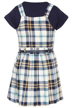 Girls 2025 check pinafore