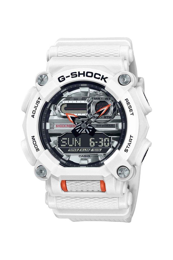 G shock in white hot sale colour