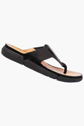 Buy CLARKS Mens Leather Slipon Slippers Shoppers Stop