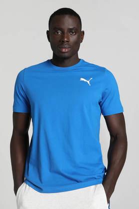 Buy PUMA Printed Polyester Crew Neck Men s T Shirt Shoppers Stop