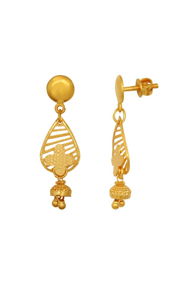 Buy WHP Jewellers Simple Daily Wear Diamond Earring for Office Wear online