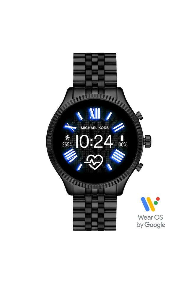 Black michael clearance kors smart watch