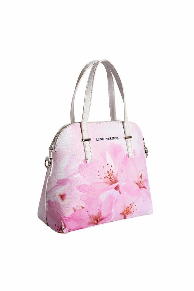 Womens Floral Print Multi Coloured Satchel Bag