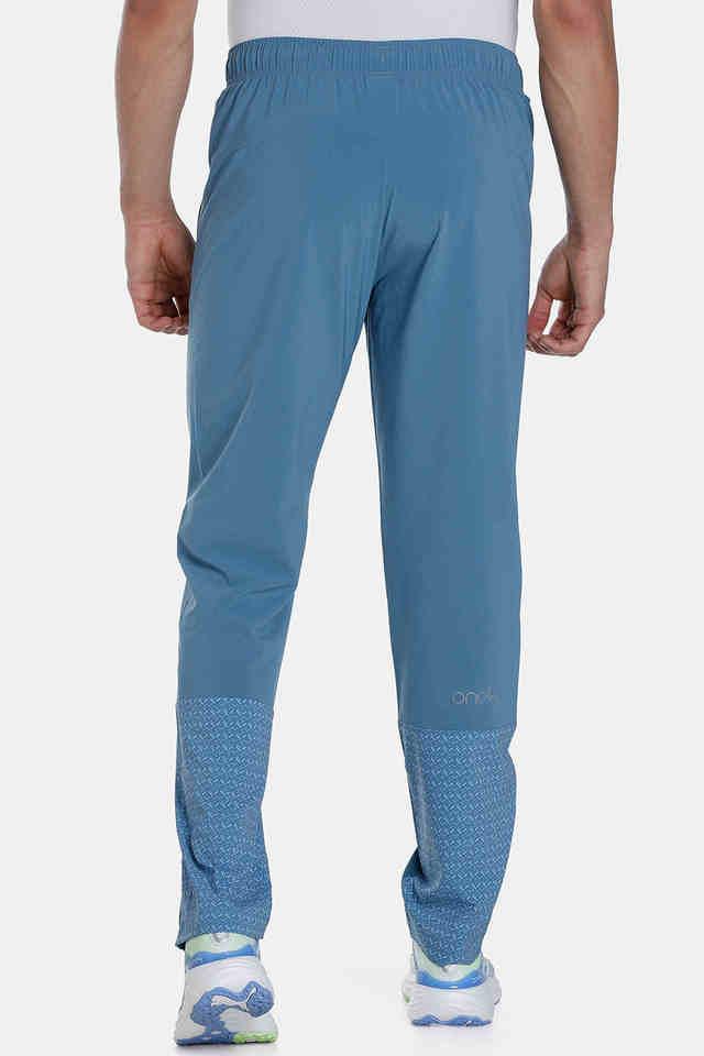 Buy Van Heusen Blue Regular Fit Trackpants for Mens Online  Tata CLiQ