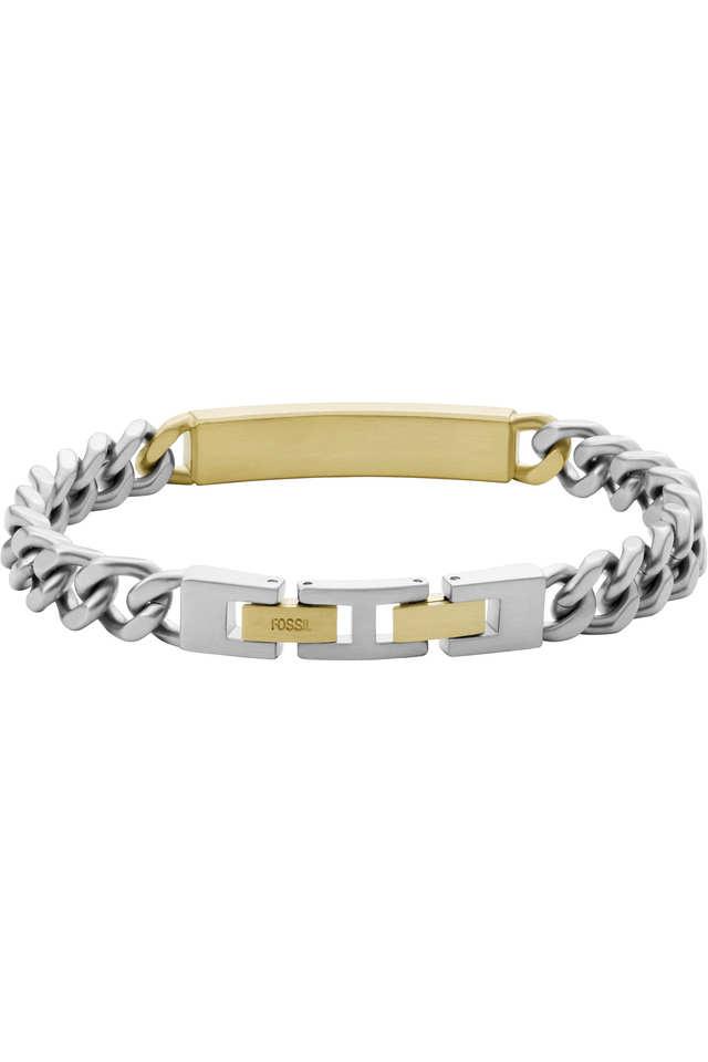 Archival Glitz Gold-Tone Brass Chain Bracelet - JOA00826710 - Fossil