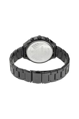 All nighters black 2024 dial metal strap watch