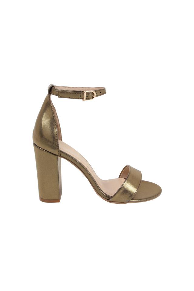 Naturalizer Womens Mallory Bronze Sandals Heels Shoes 7.5 Wide (C,D,W) BHFO  5004 | eBay