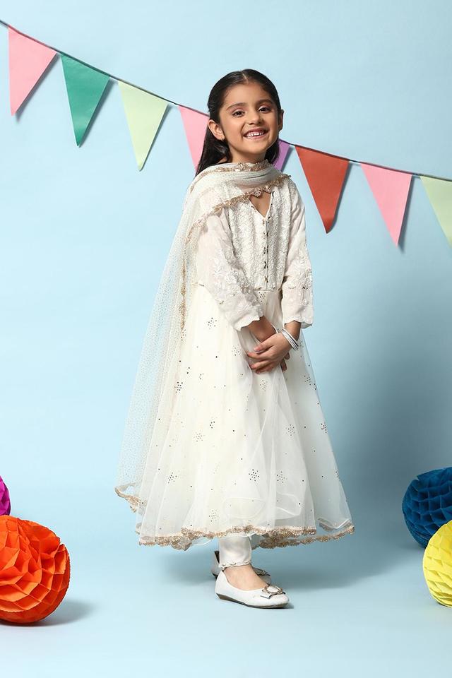 White kurta for sales kids girls