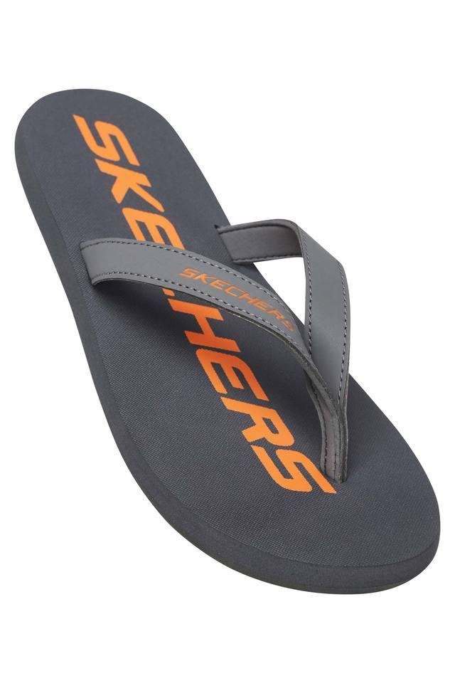 skechers sandals mens orange