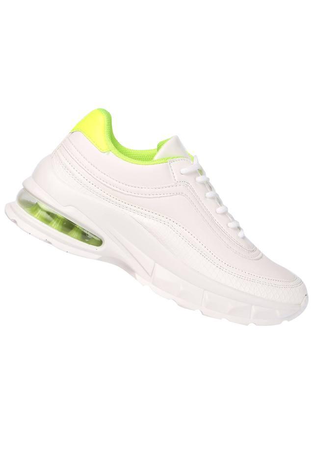 Womens sneakers store with lime green