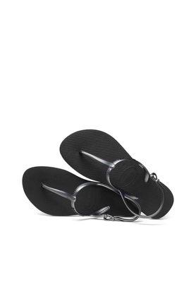 Rubber sandals with online backstrap