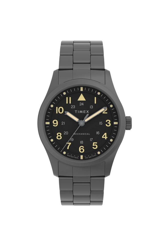 Buy TIMEX Expedition North 38 mm Black Stainless Steel Analogue Watch For Men TW2V41700X6 Shoppers Stop