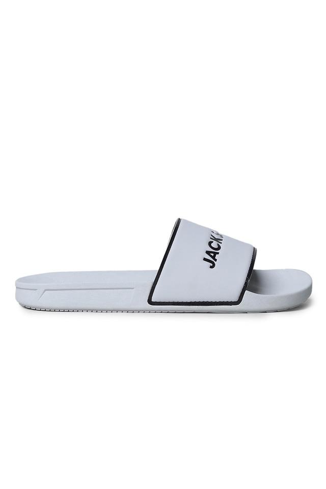 Buy JACK AND JONES Grey JFW Chuck Polyurethane Slipon Mens Slides