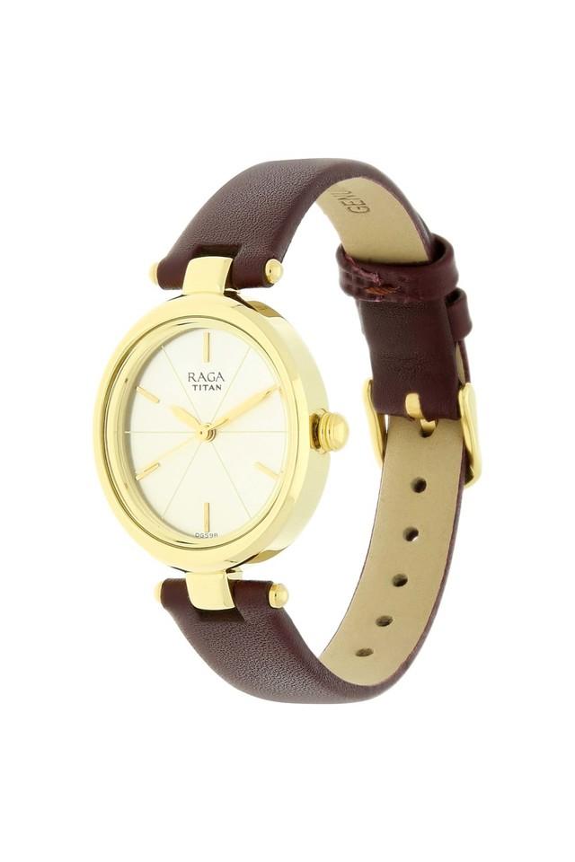 Buy TITAN undefined Womens Champagne Dial Analogue Watch 2579YL01 Shoppers Stop