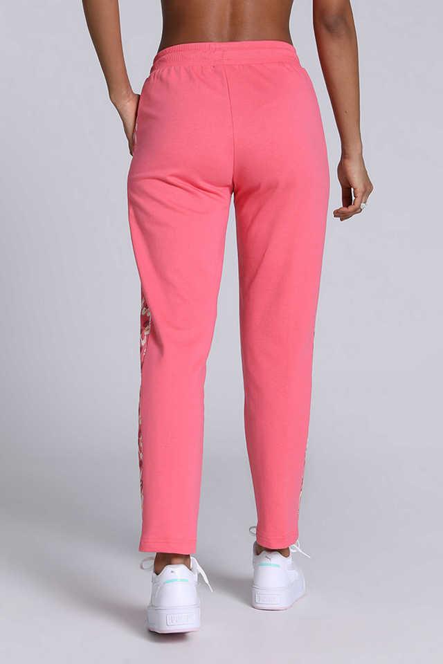 Buy Pink Track Pant For Women Online 8907279313300 At Rareism