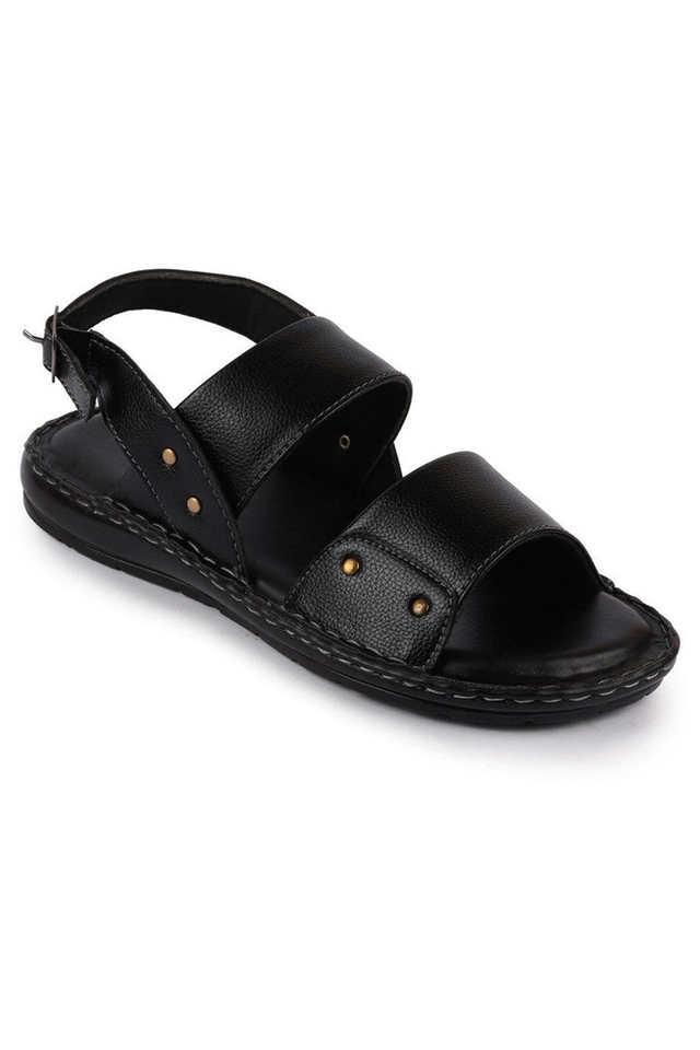 Buy FAUSTO PU Buckle Men s Formal Wear Sandals Shoppers Stop