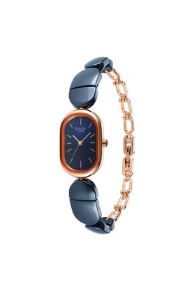 Raga viva blue on sale dial metal strap watch