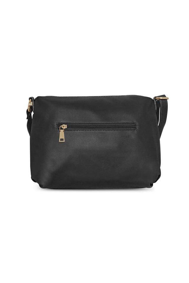 Basil Zipper Closure Faux Leather Womens Casual Sling Bag