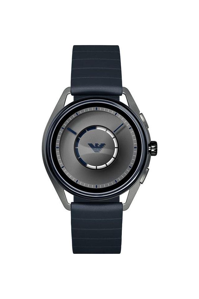 Buy EMPORIO ARMANI Mens Matteo Connected Grey Dial Silicon Smart