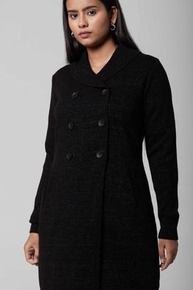 Textured Polyester Women's Winter Wear Jacket