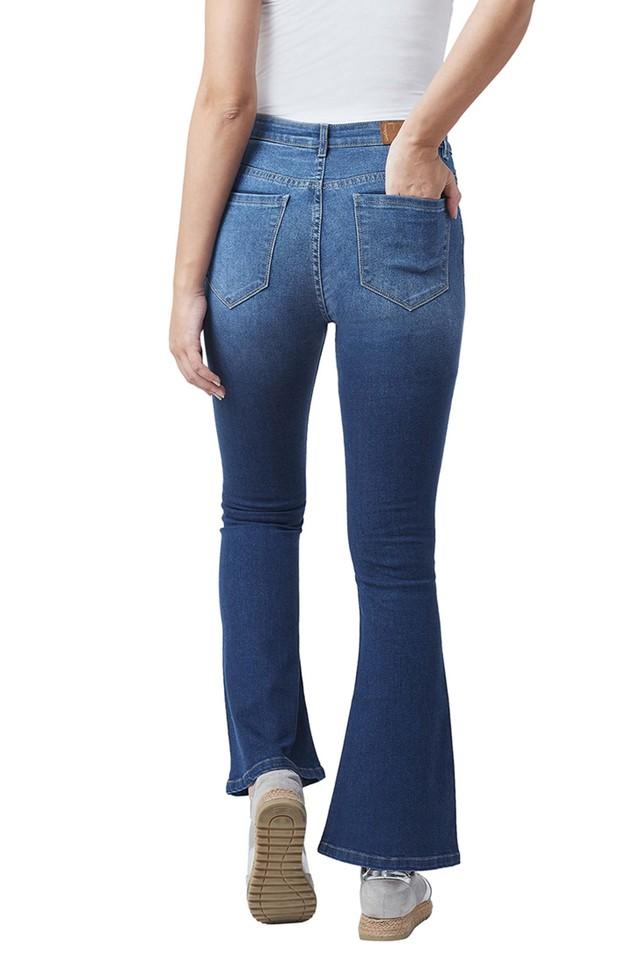 Buy DEVIS Light Blue Womens Light Blue Denim Bootcut Jeans