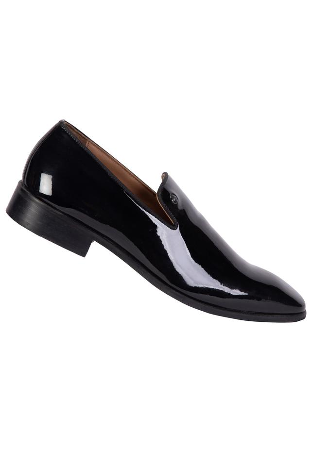 Mens Patent Leather Slipon Loafers