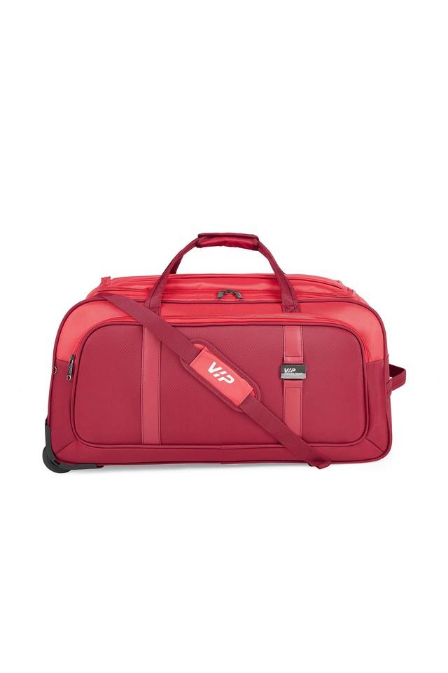 Buy VIP Red Tristen X Polyester 2 Wheels Duffle Trolley Bag Shoppers Stop