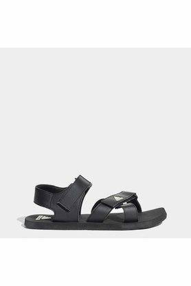 Black rubber online sandals