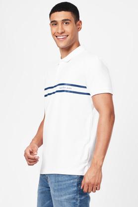 Calvin Klein Men's Liquid Touch Tipped Chest Stripe Polo, 54% OFF