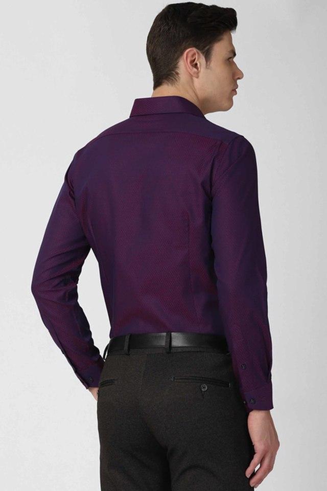 Van heusen purple dress 2024 shirt