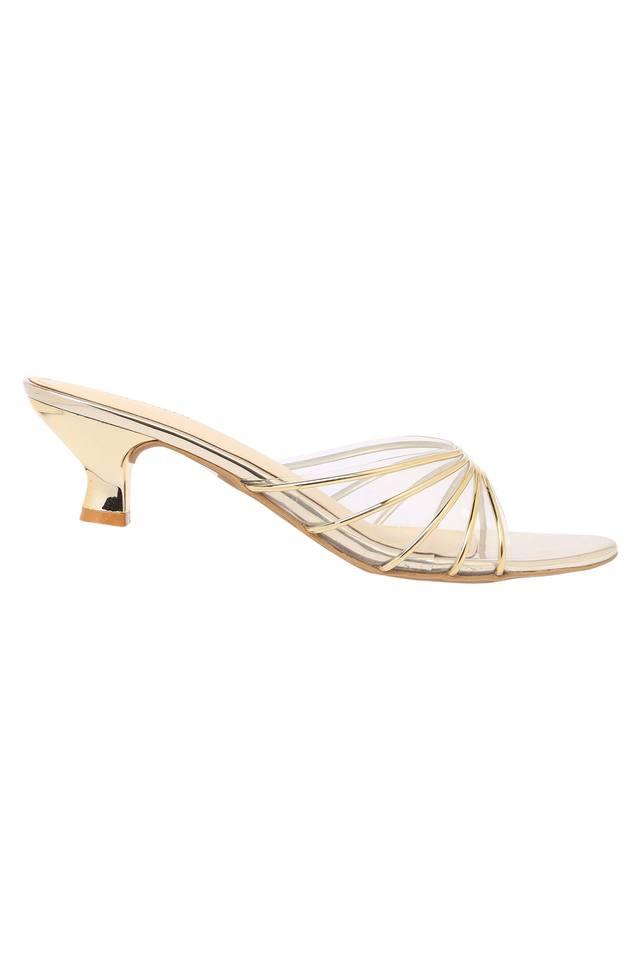 Simi London Ankle Tie Gold Heels in White | Gold heels, Heels, Tie up heels