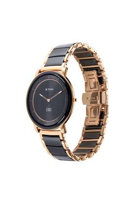 Titan edge gold online watch price