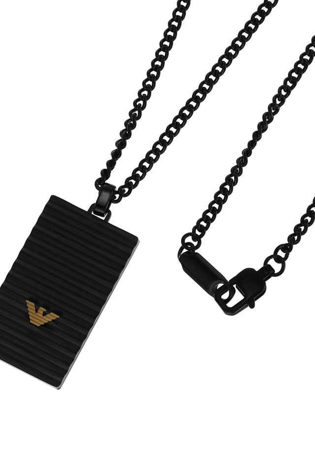 Buy EMPORIO ARMANI Stylish Black Necklace EGS2872001 | Shoppers Stop