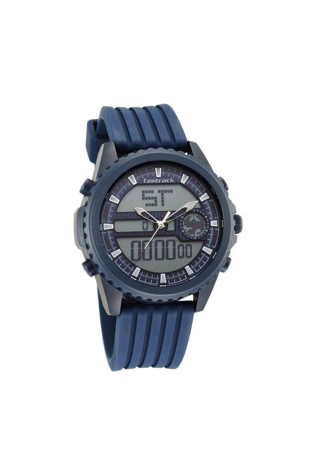 Buy FASTRACK Mens Blue Dial Analogue Digital Multifunction Watch Shoppers Stop