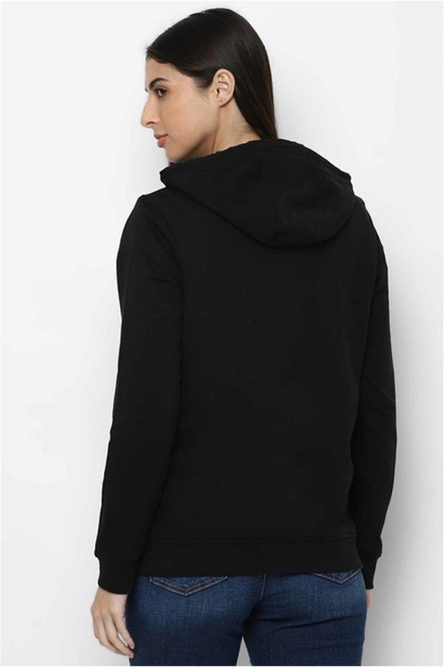 Allen solly black online sweatshirt