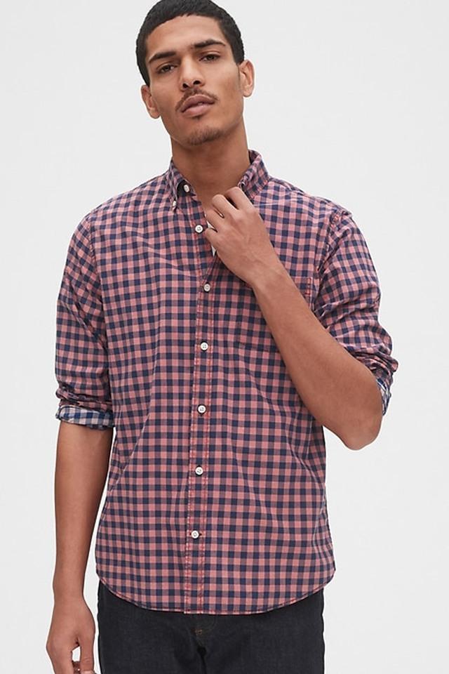 Gap gingham clearance shirt