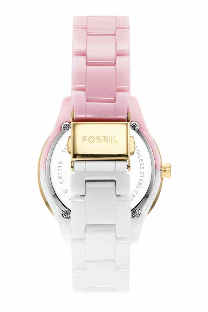 Buy FOSSIL Womens 37 mm Stella Multicolour Dial Ceramic Analog