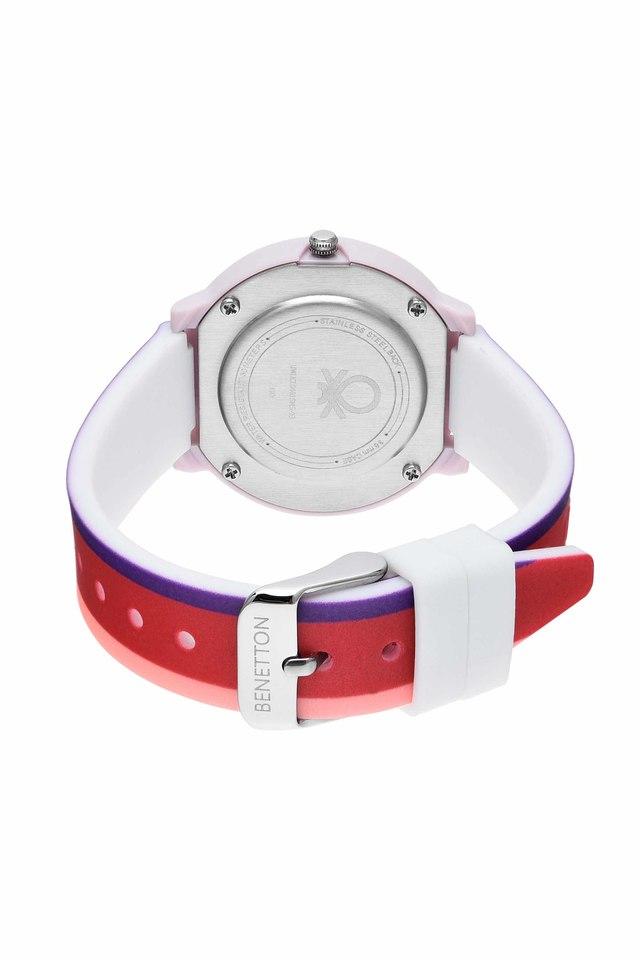 Multi Color Girl Silicone Multi-color Strap Watch For Ladies at Rs