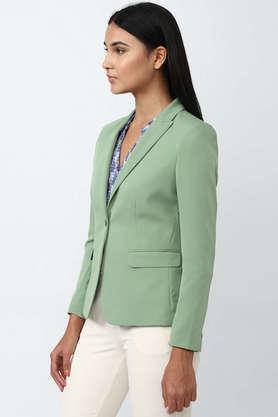 Buy VAN HEUSEN Solid Polyester Women s Formal Wear Jacket