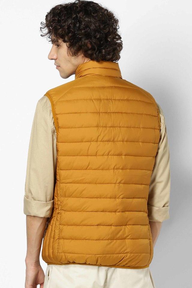 Buy CELIO Yellow Mens Regular Fit Quilted Jacket Shoppers Stop