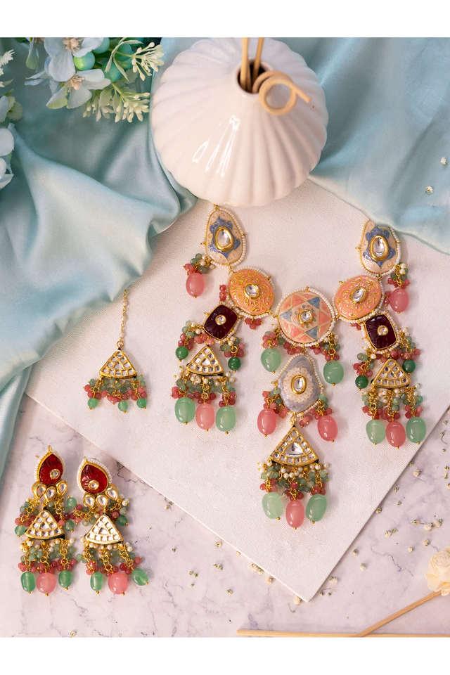 Kundan store meena set