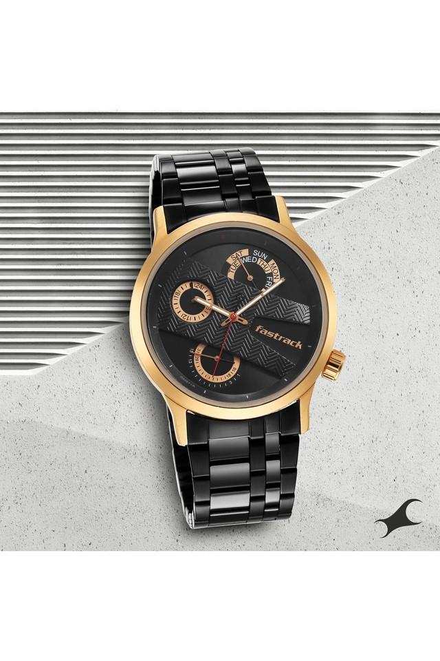 Fastrack gold watches for mens hotsell