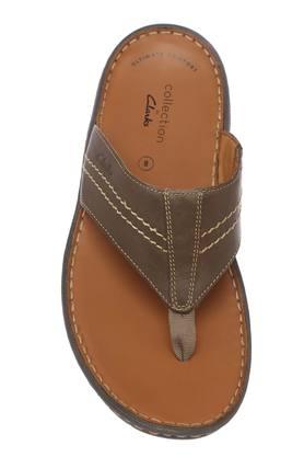 CLARKS - Olive Flip Flops - 1