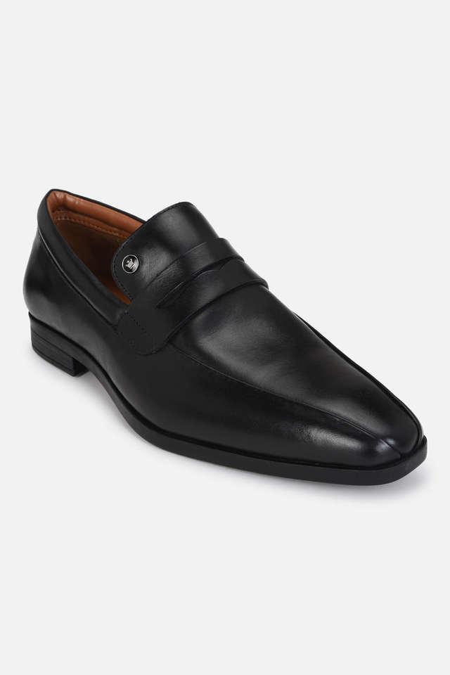 Louis philippe black formal shoes online