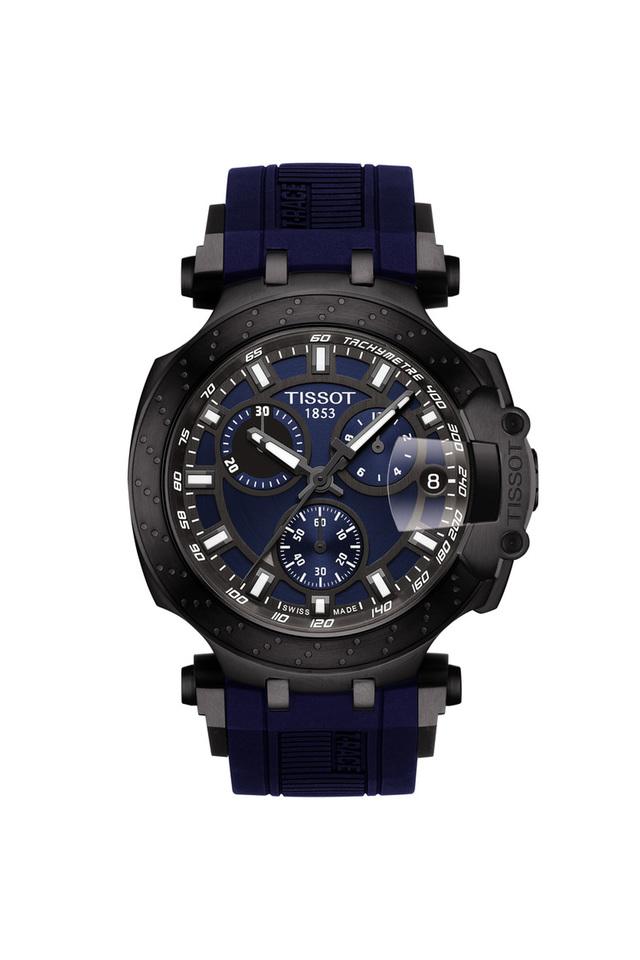 Buy TISSOT Mens Blue Dial Silicone Strap Analogue Watch