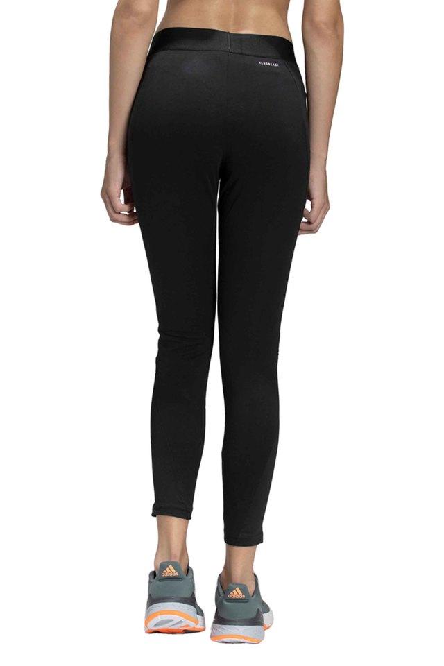 Slim-fit Cotton Track Pants Black Adidas - Women