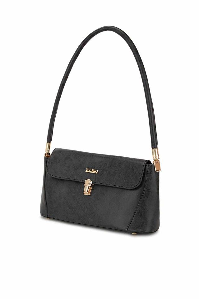 Black baguette online bag